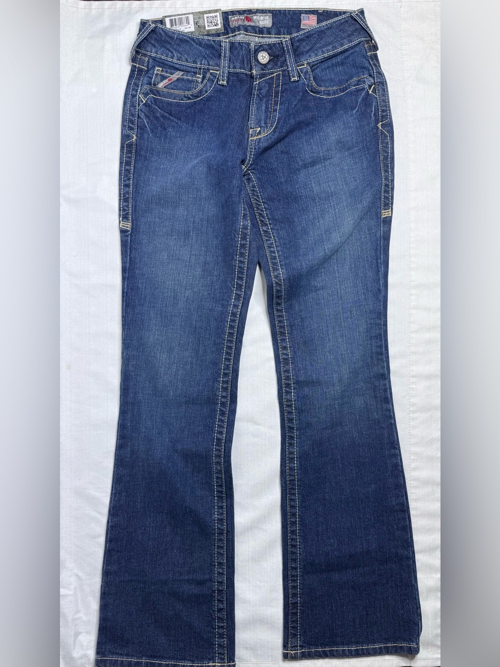 Ariat FR Women’s 25R Mid Rise Boot Cut Flame Resistant Jeans CAT 2 USA